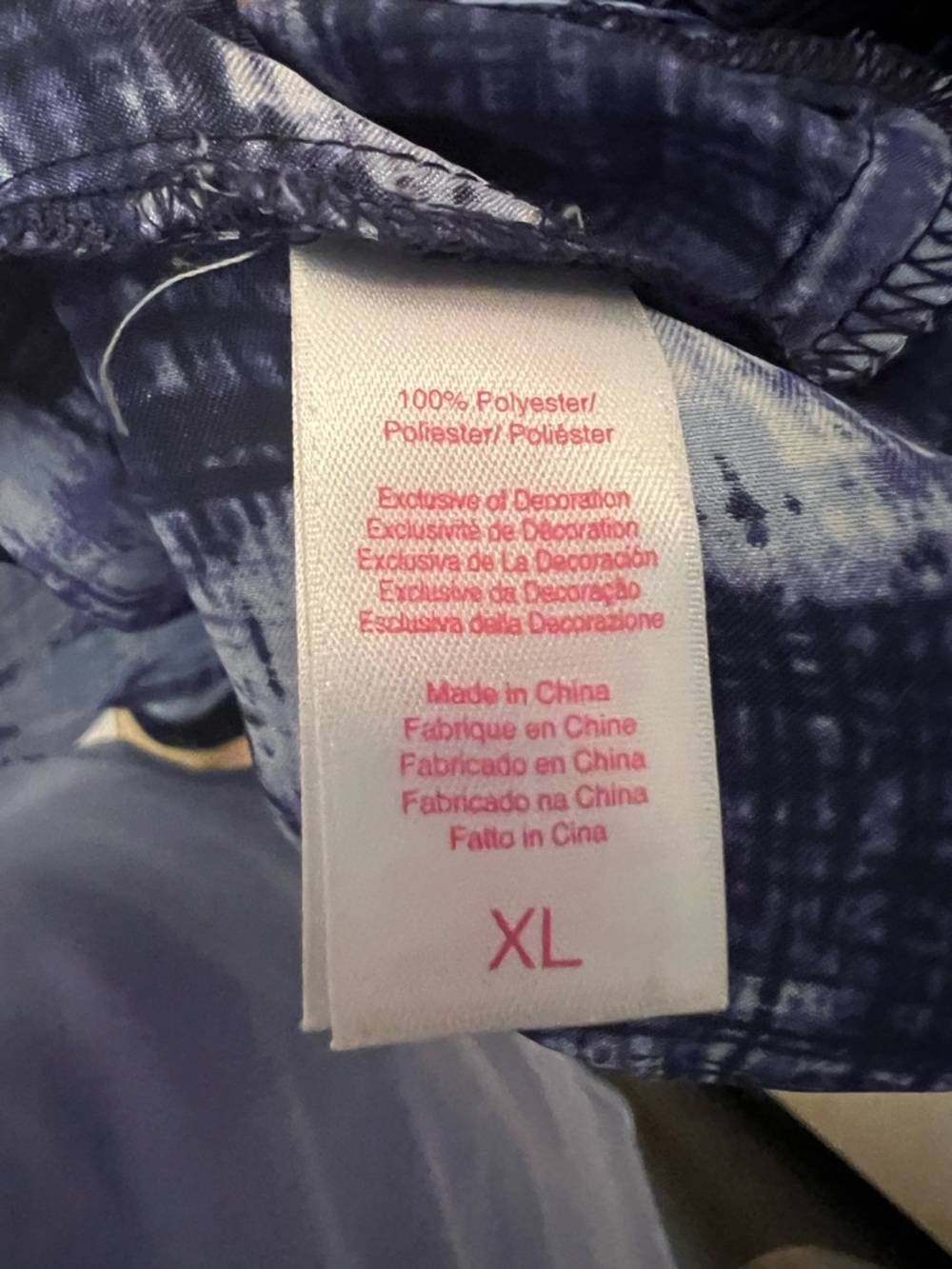 Oscar de la Renta Blue and White Patterned Dress - Picture 10 of 10